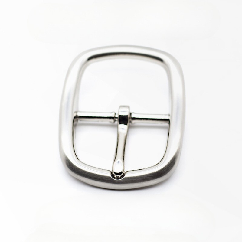 1X 30mm Belt Buckle Single Prong Rectangle Replacement Tongue Pin Buckle for Men