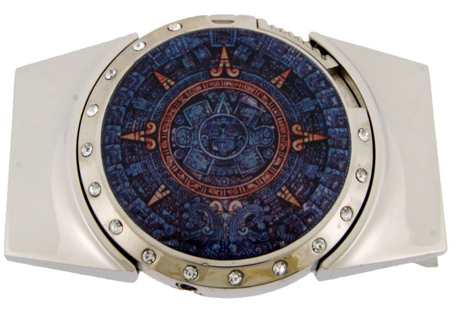 New Mayan Mexico MEN COWBOY WESTERN Aztec Calendar REMOVABLE LIGHTER Belt Buckle