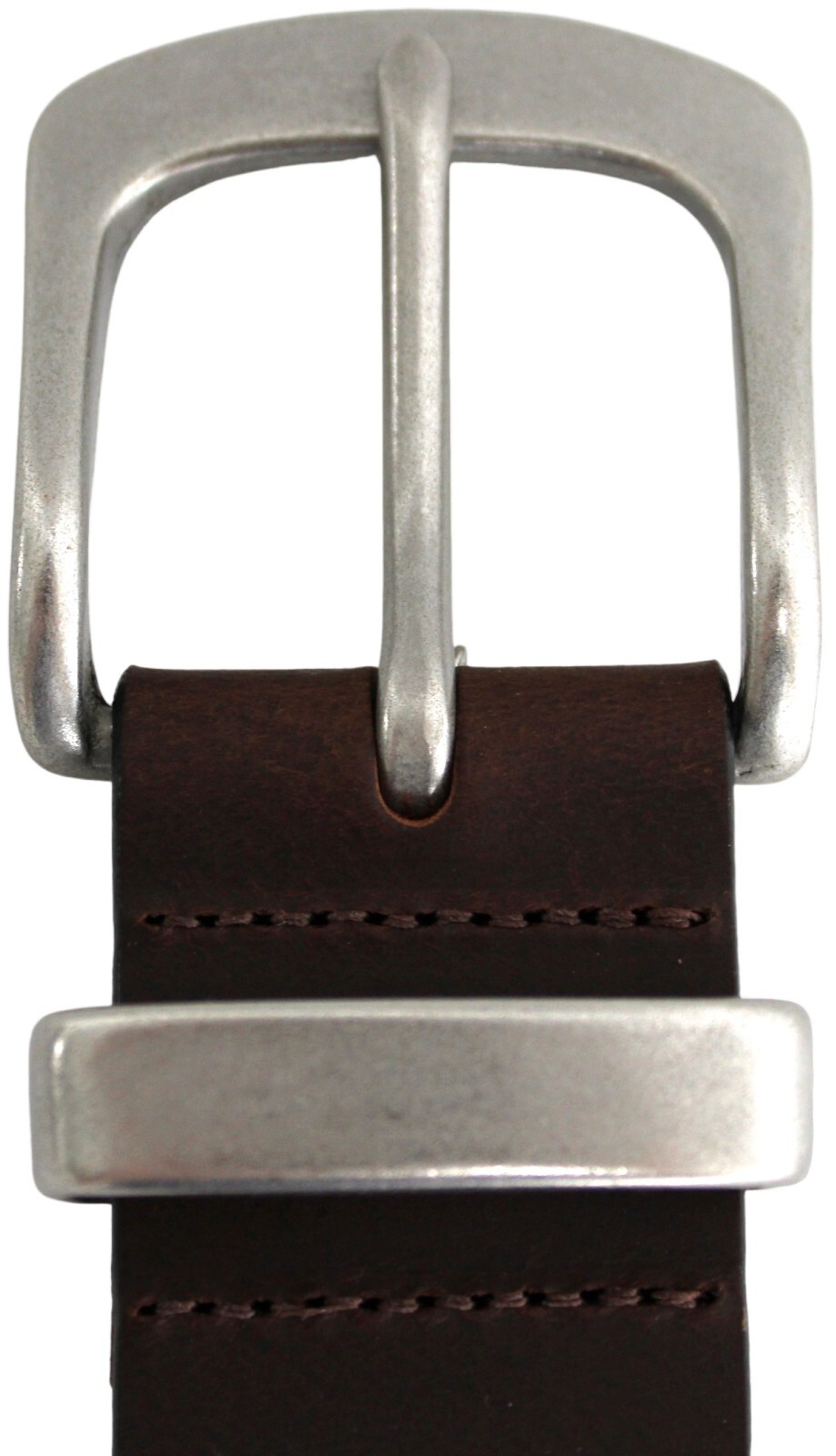 Solid Brass Buckle and Keeper Quality Full Grain Genuine Leather Belt. No: 41004