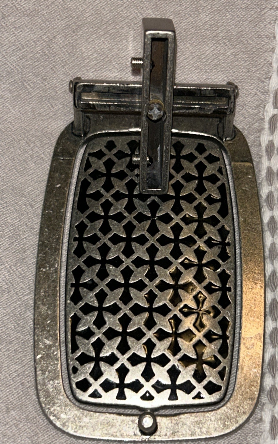 Guess Belt Buckle Only, Reversible 2 Sided Flip