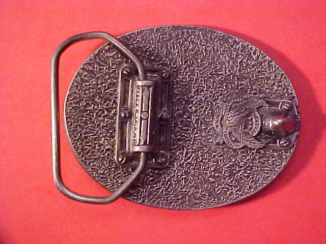 NICE Oval Fish America Limited Edition Belt Buckle Mens 2 3/4&Prime; X 2 1/4&Prime; M700