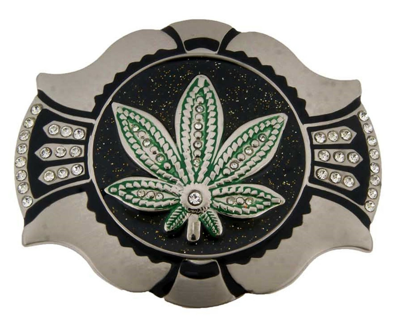 Marijuana Leaf Pot Hippie Stoner cannabis Weed Ganja Grass Herb Belt Buckle Goth