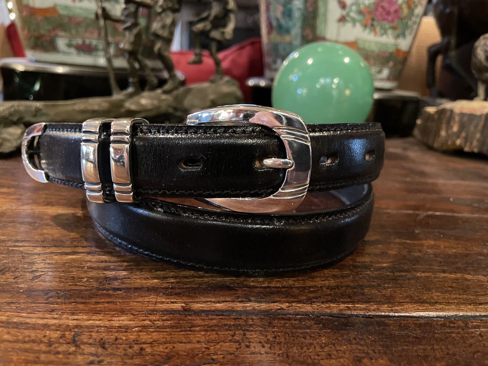 Alexander Kalifano James Reid Style Sterling Silver Belt Buckle 35-37-1”Nu Calf✅