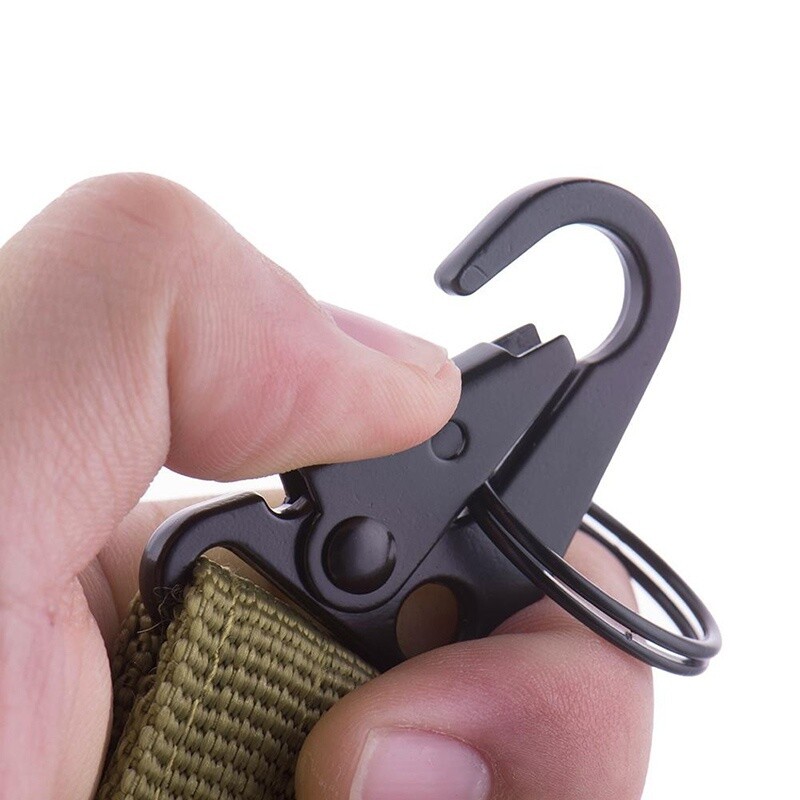 Outdoor Training Military Belt Buckles Hunting Lock Equipment Carabiner