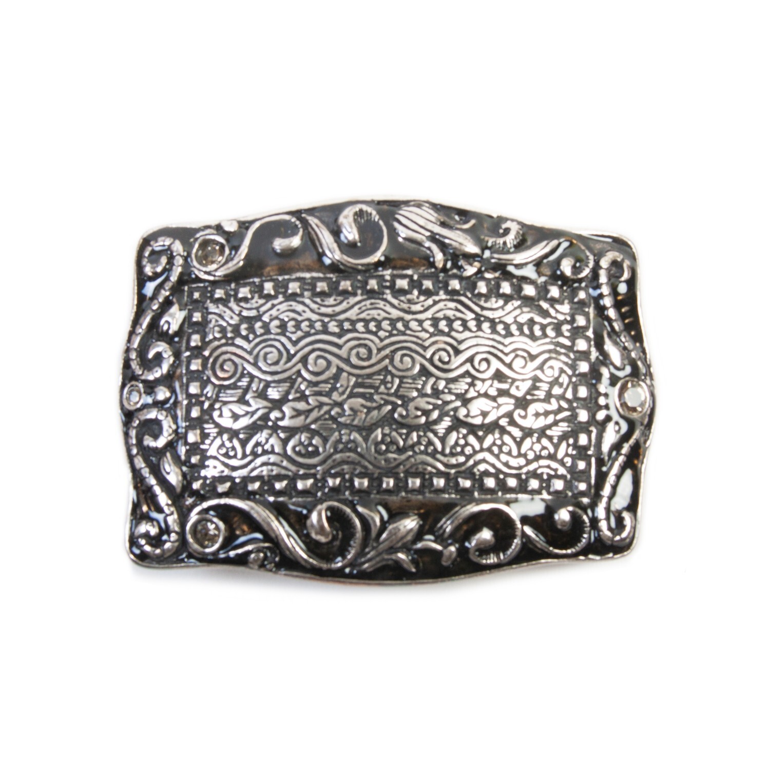 Elliot Rhodes London Black Enamel Belt Buckle 23494