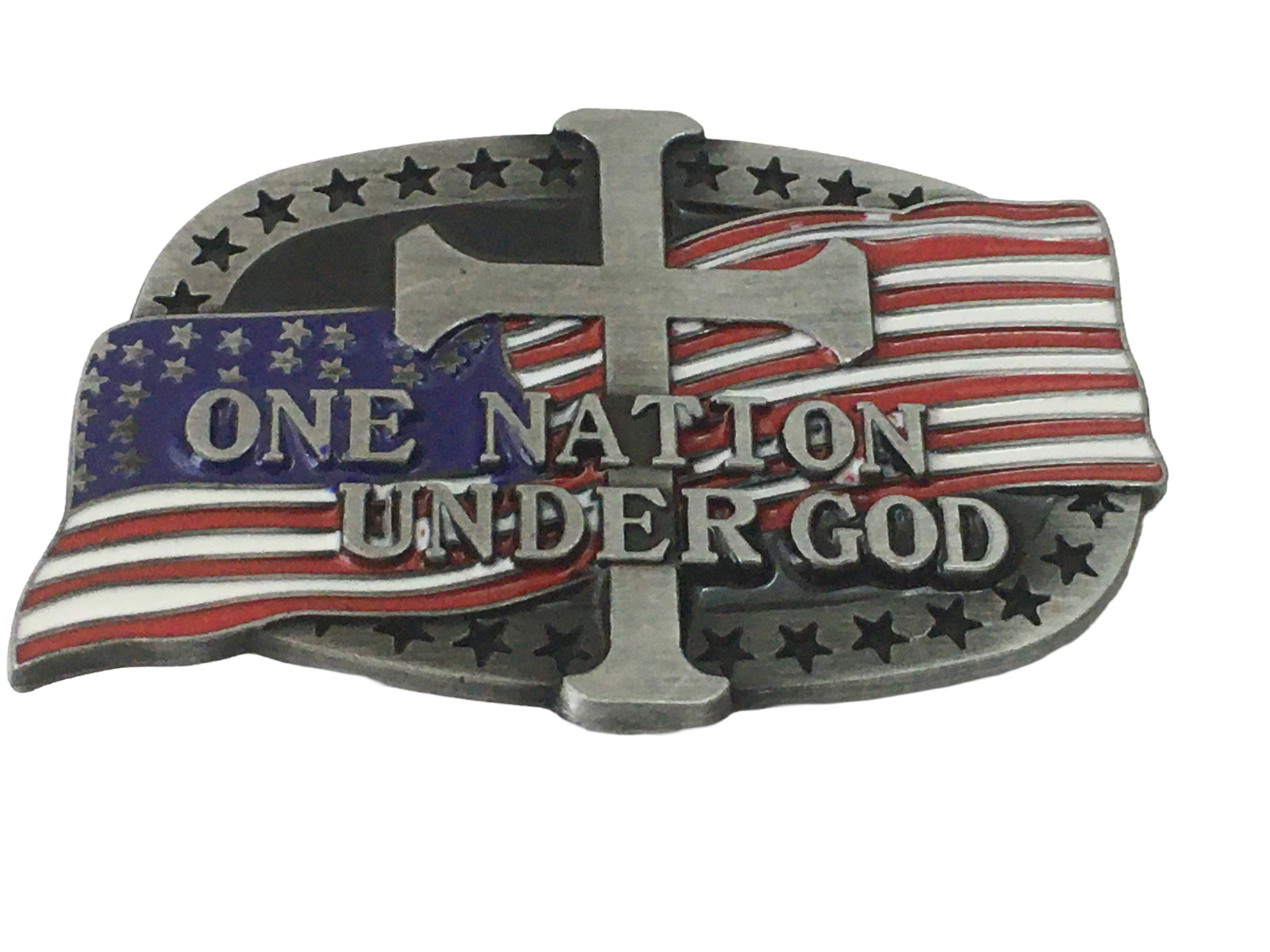 American Flag Belt Buckle Christmas Gift Set USA Patriotic Belt Buckles for Men