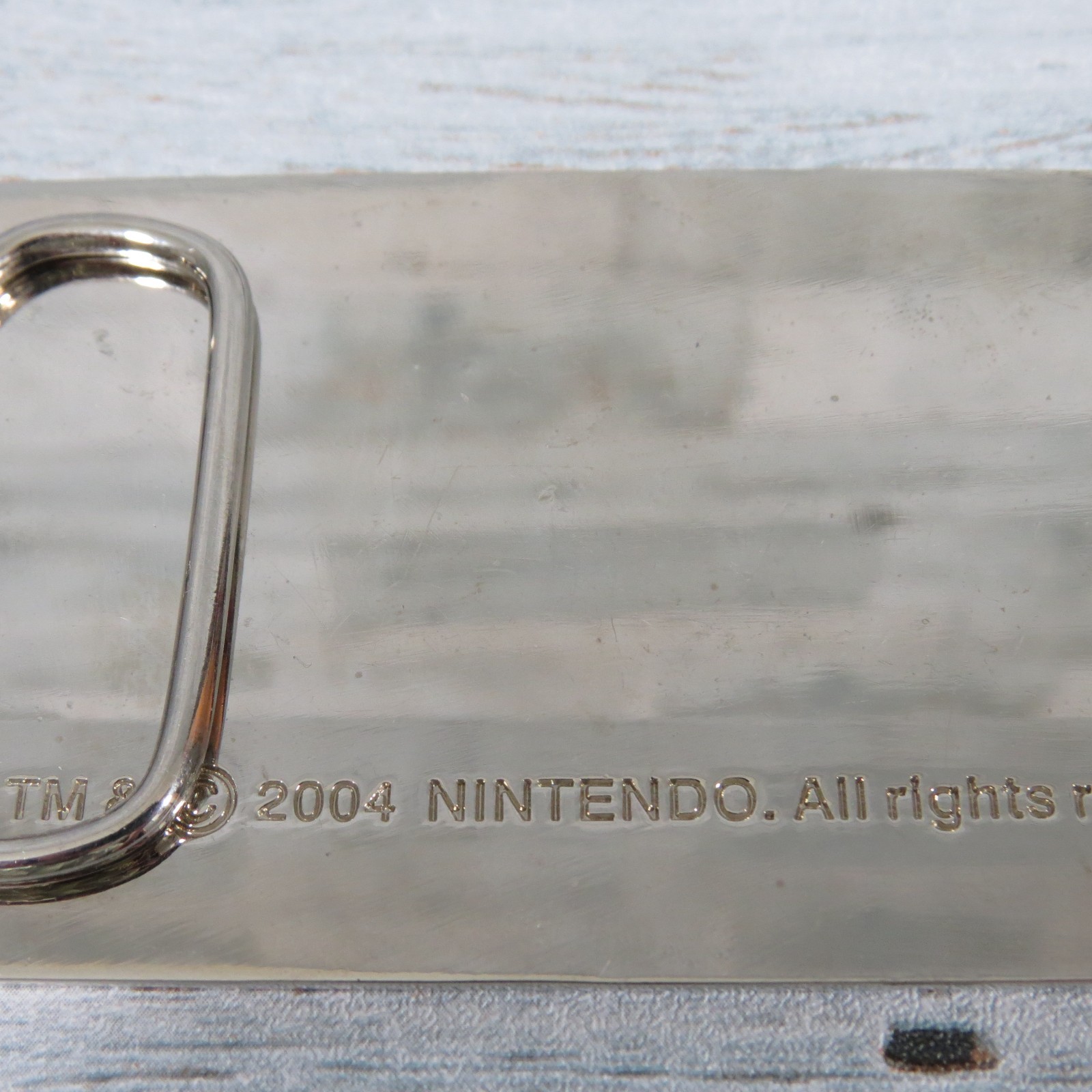2004 Nintendo Know Your Mushrooms Super Mario Belt Buckle