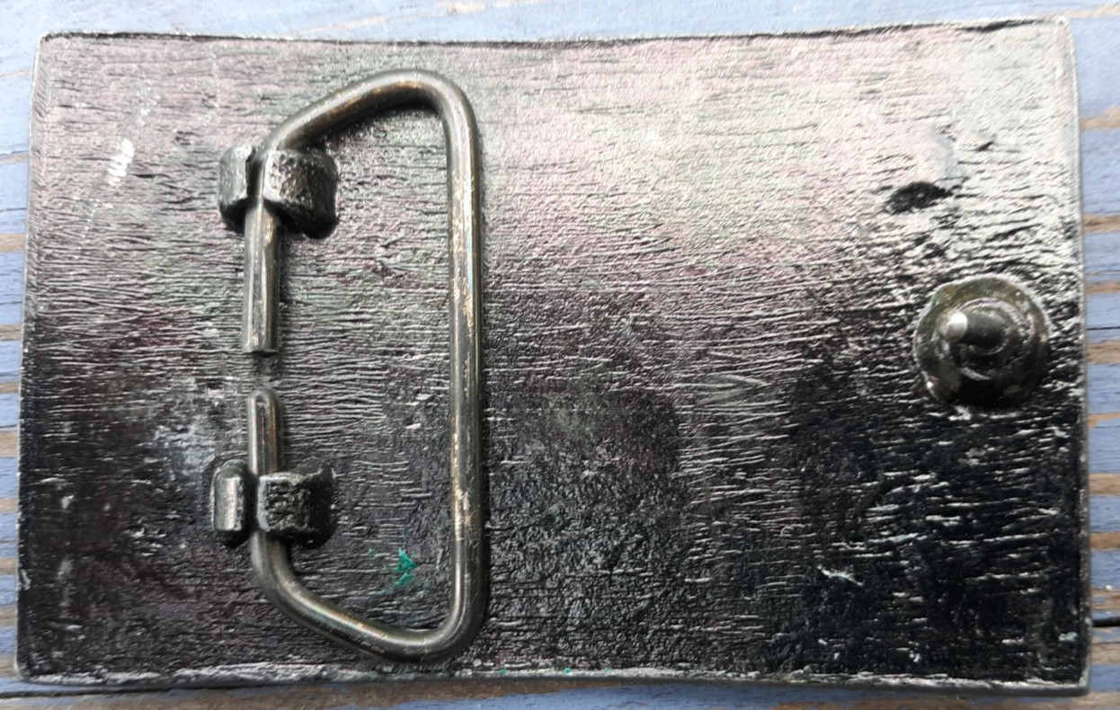 belt buckle Union Central Pacific Railroad line Omaha to California 3.5&Prime; long