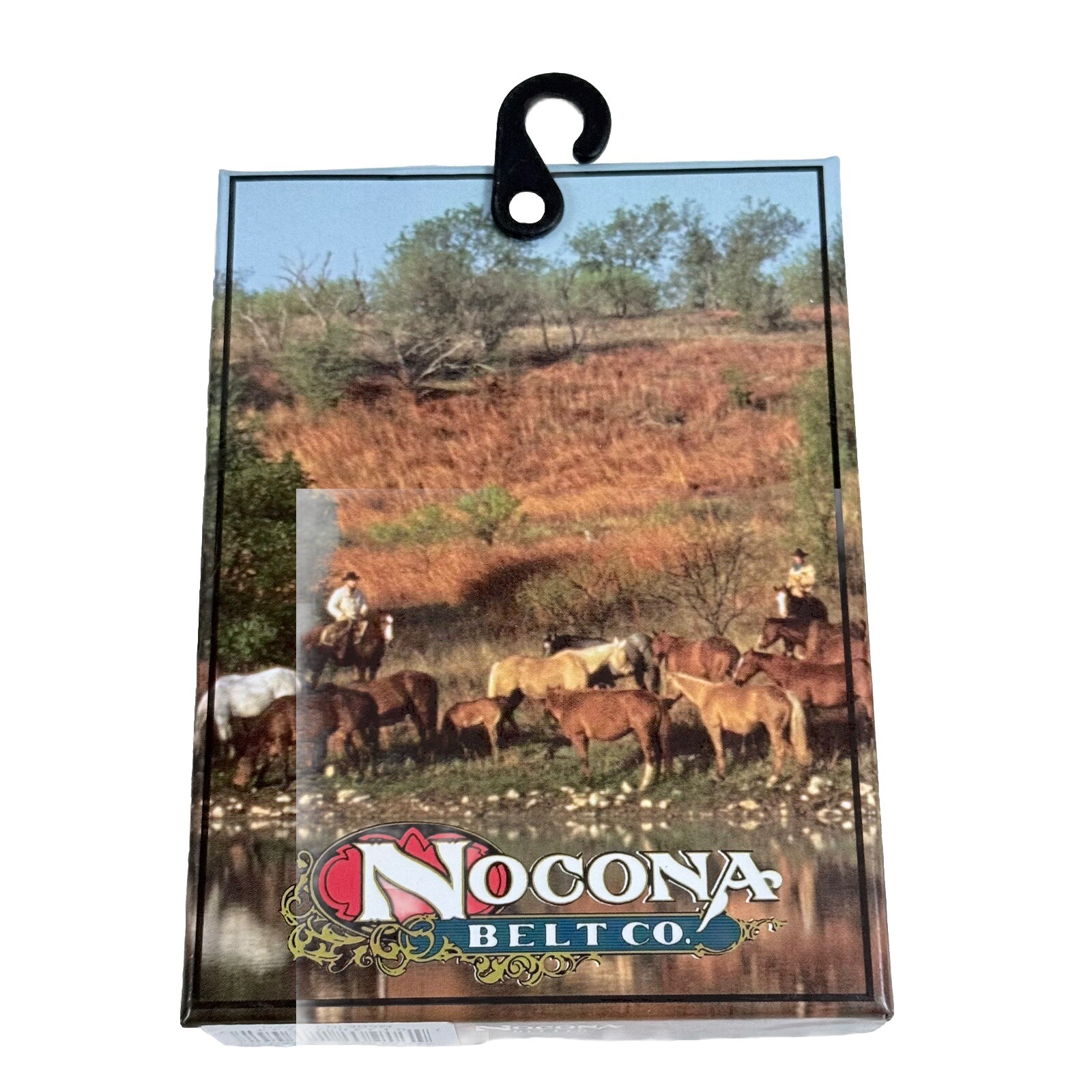 Nocona Silver & Gold Tone Longhorn Belt Buckle Unisex Jeweled New in the Box