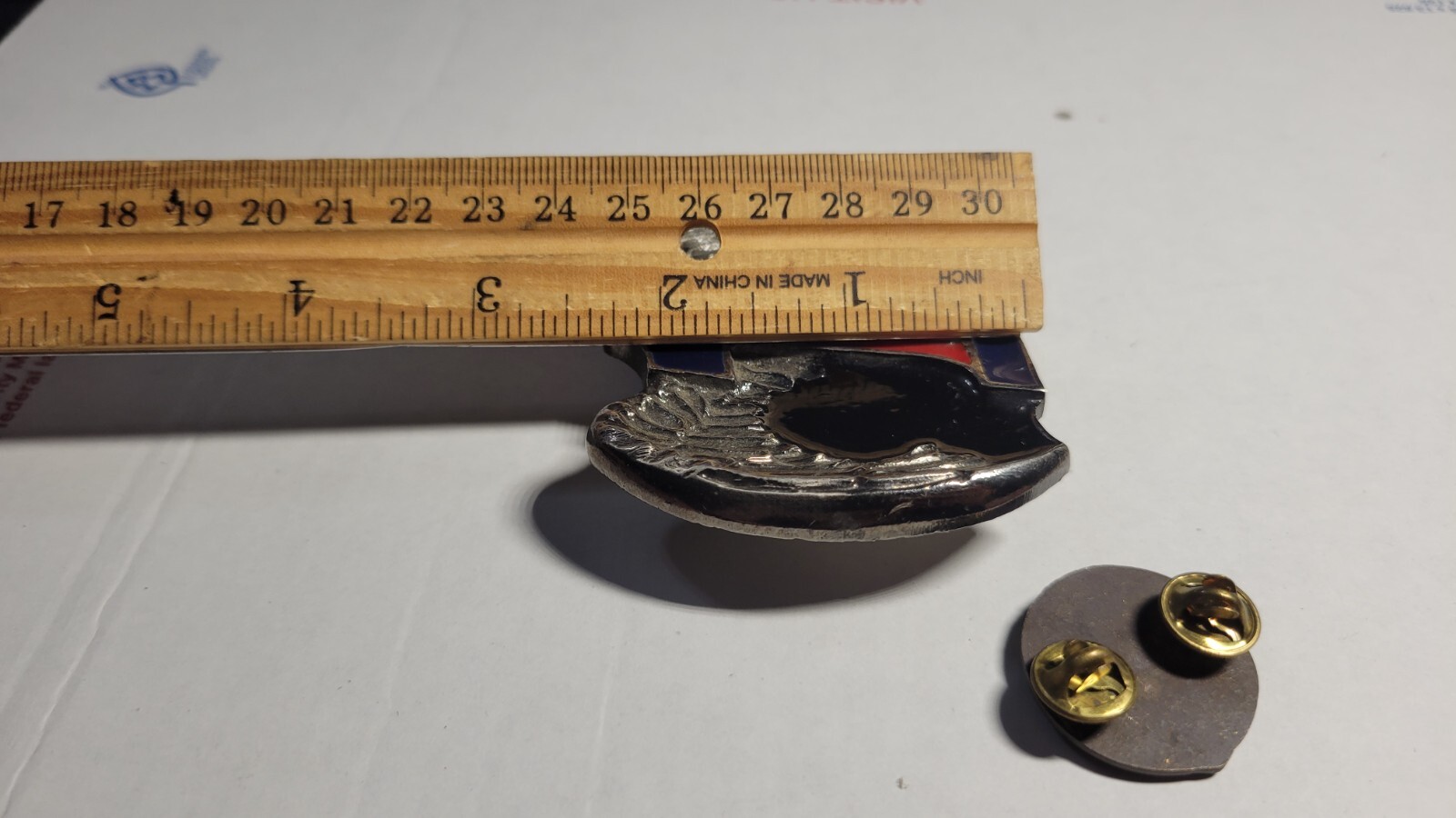 Vintage Harley Davidson #1 Wing Belt Buckle Panhead Pin Brass AMF Chopper Vest