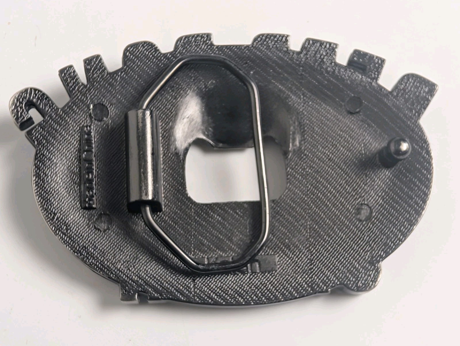 Beer Pong Champ Belt Buckle with Built-in Bottle Opener – Kalan – Pewter Tone
