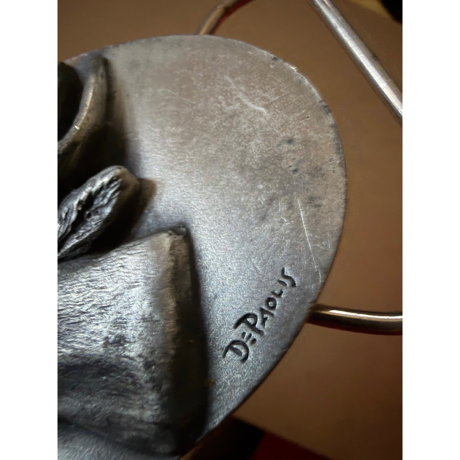 1977 Good Lad Products DePaolis Sculpted Deer Buck Pewter Belt Buckle
