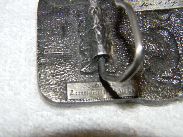 American Construction Worker belt buckle-1983 Lim. Ed.-Arroyo Grande Buckle Co.