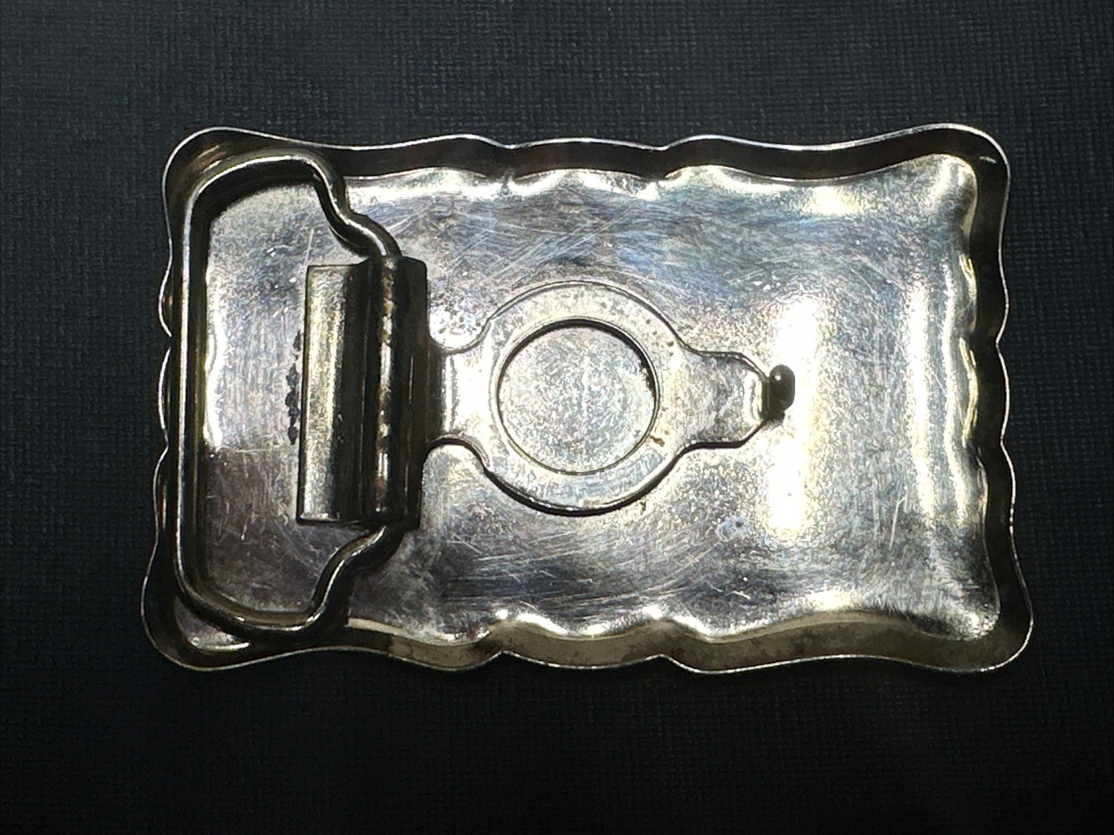 Vintage Rock Island Train Belt Buckle