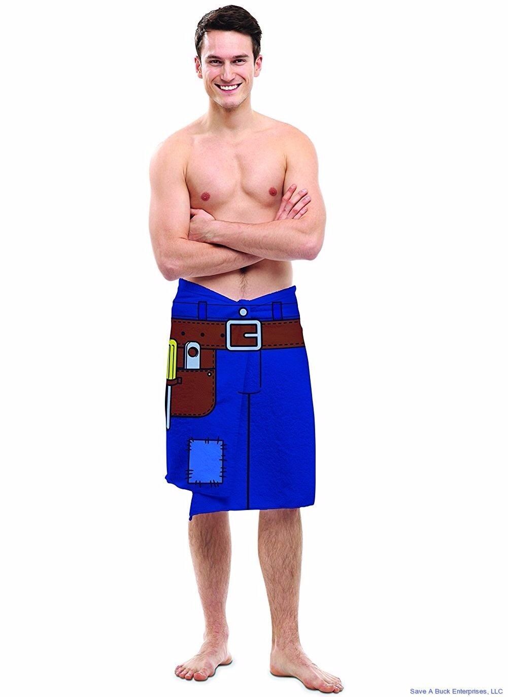 THE HANDYMAN TOWEL – Tool Belt Blanket Beach Pool Bathroom – Gag Joke BigMouth