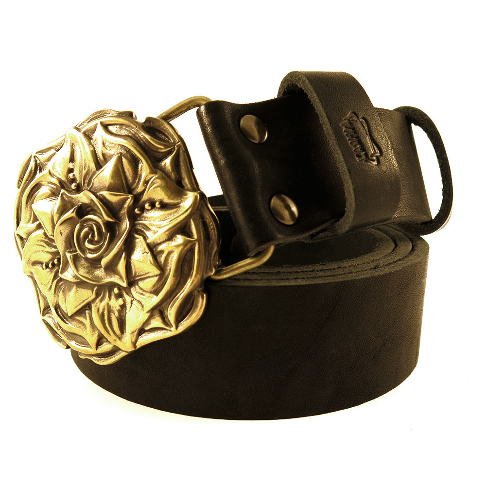 Belt buckle “Rose”; Ornamental belt buckle; Belt buckle for a women;