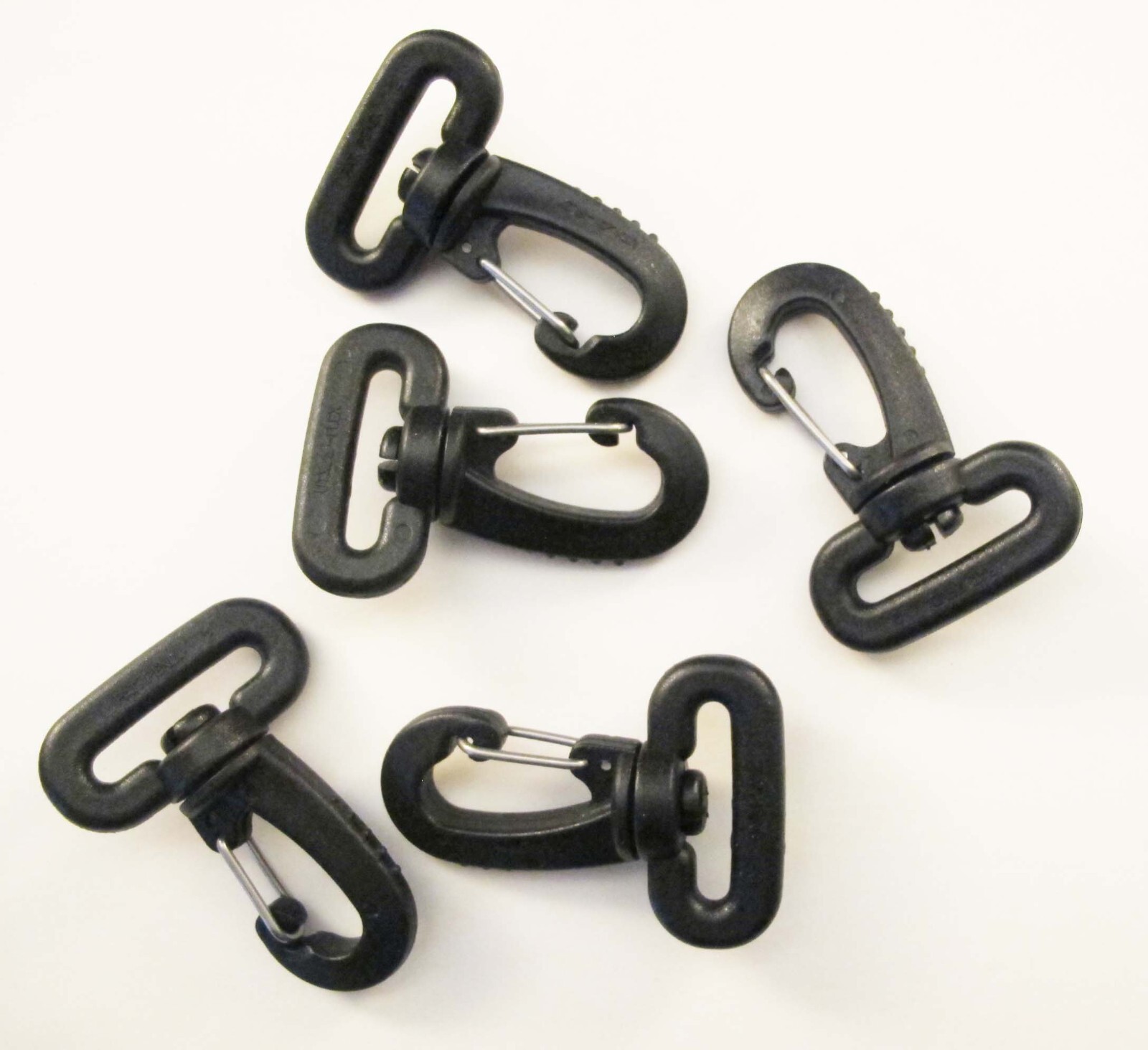 1&Prime; Heavy Duty Plastic/Metal Swivel Snap Hook 5 pack FREE SHIPPING