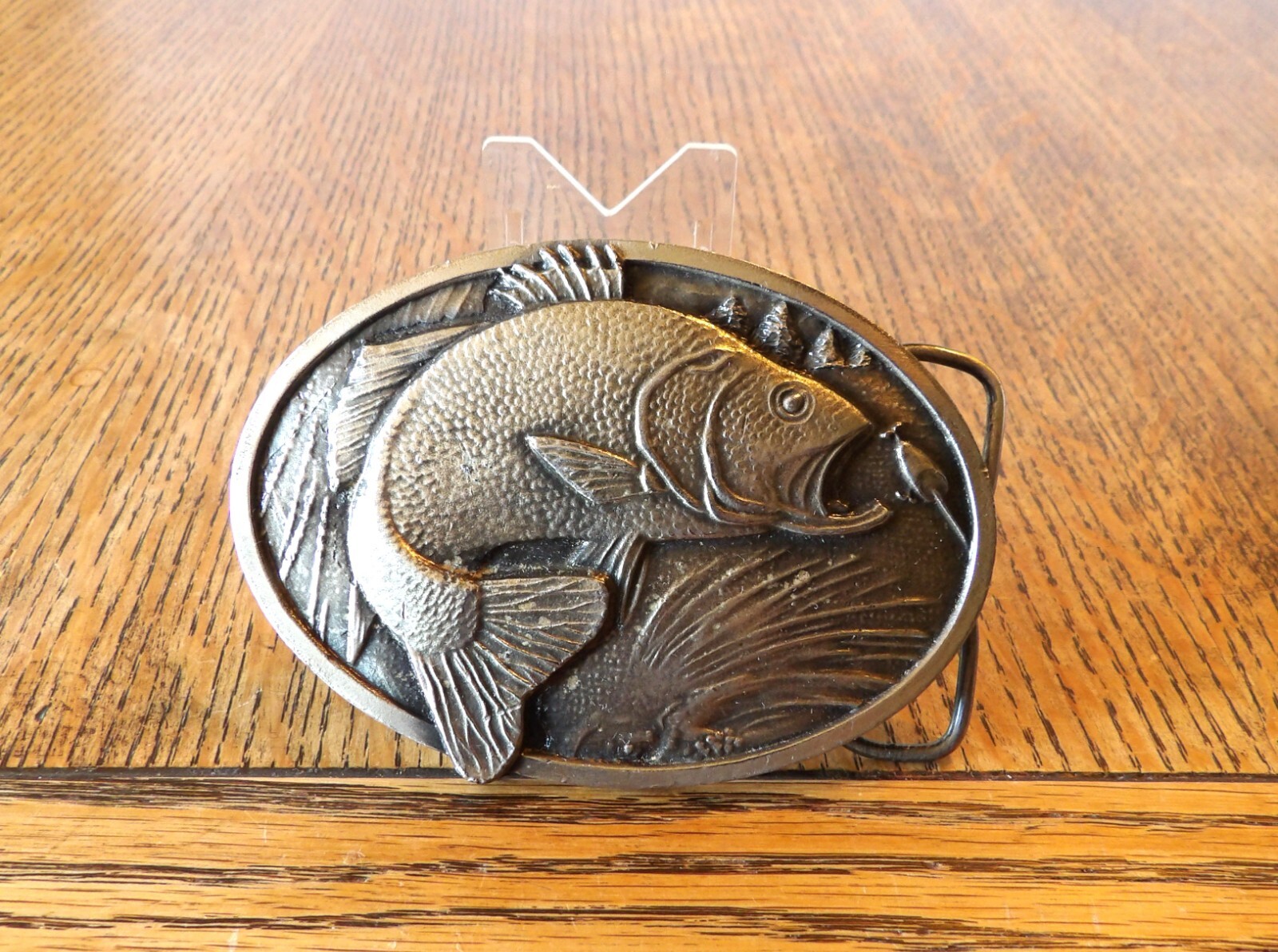 Vintage 1977 Bergamot Fishing Buckle X-144
