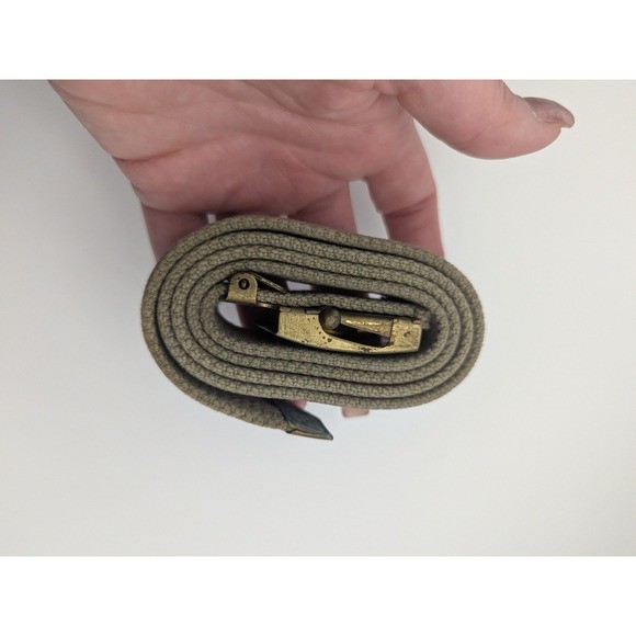 3 Vintage 1950s Air Force USAF Military Belts Solid Brass Buckle B1667