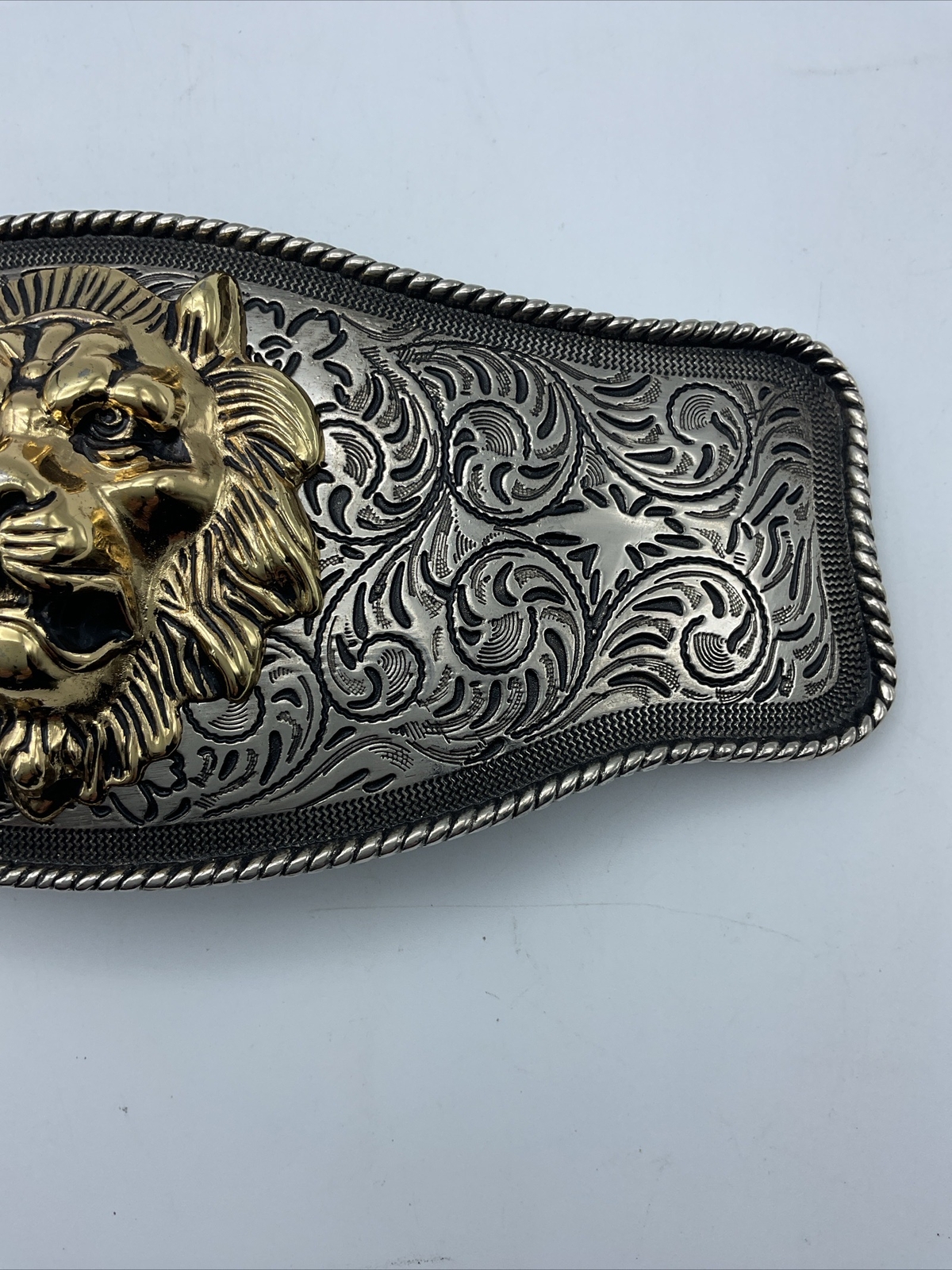 Rare Find Classico Italia Lion Head Belt Buckle,Vintage Belt Buckle, A183 Italia