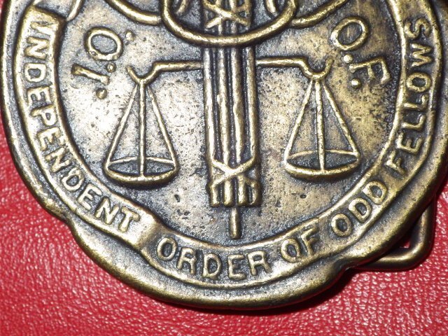 Buckle 60&rsquo;s Odd Fellows IOOF Eye of Providence Vintage Freemasonry USA JAPAN JP