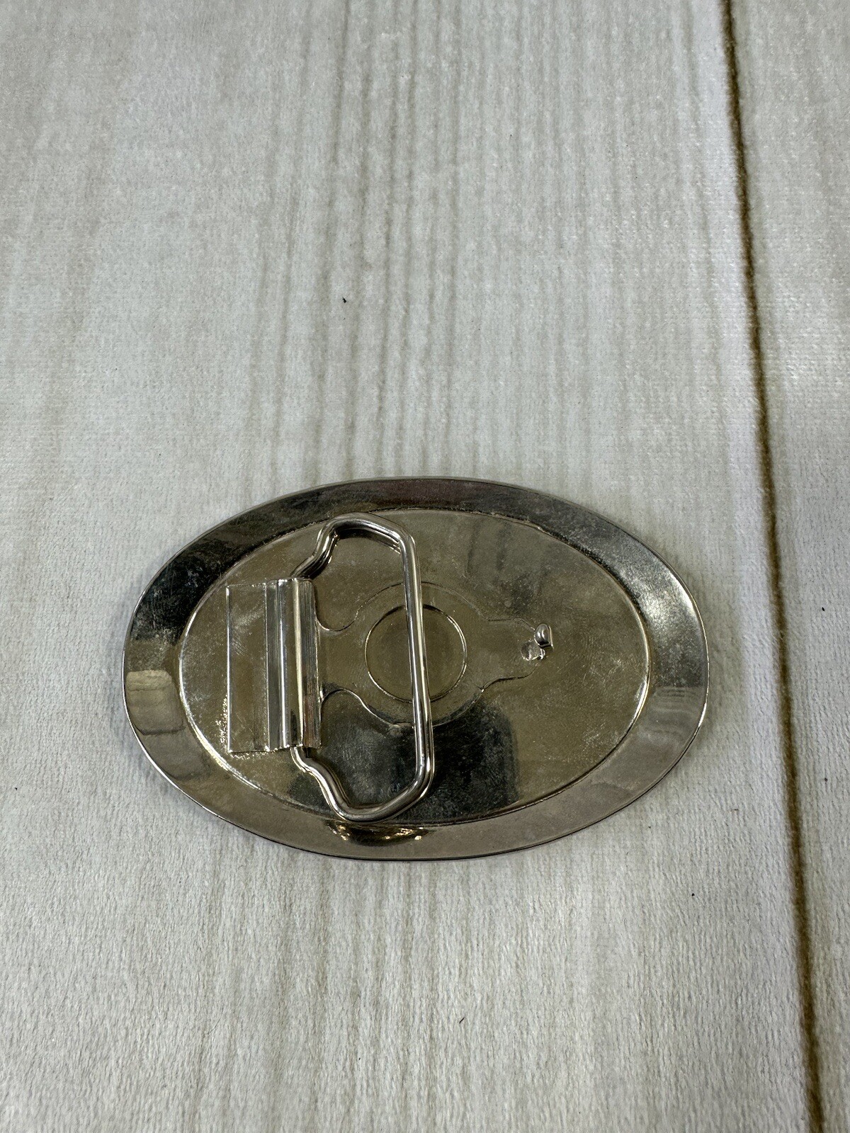 Bus Enamel belt buckle Blue White Transportation Drivers