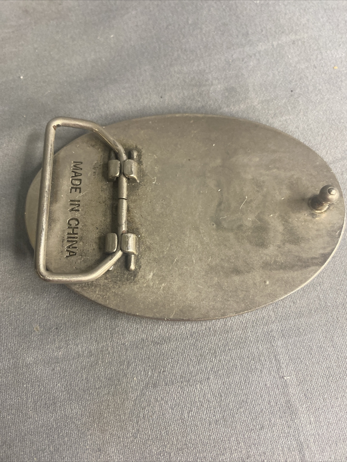 Genuine Dickies Belt Buckle Metal Oval 3.25×2.25
