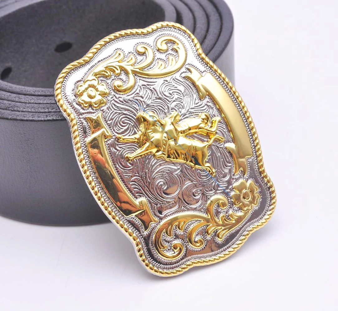 69*50MM Inner 40MM ROCK BULL RIDE RODEO RODEO COWBOY TEXAS WESTERN SHINE BELT BU