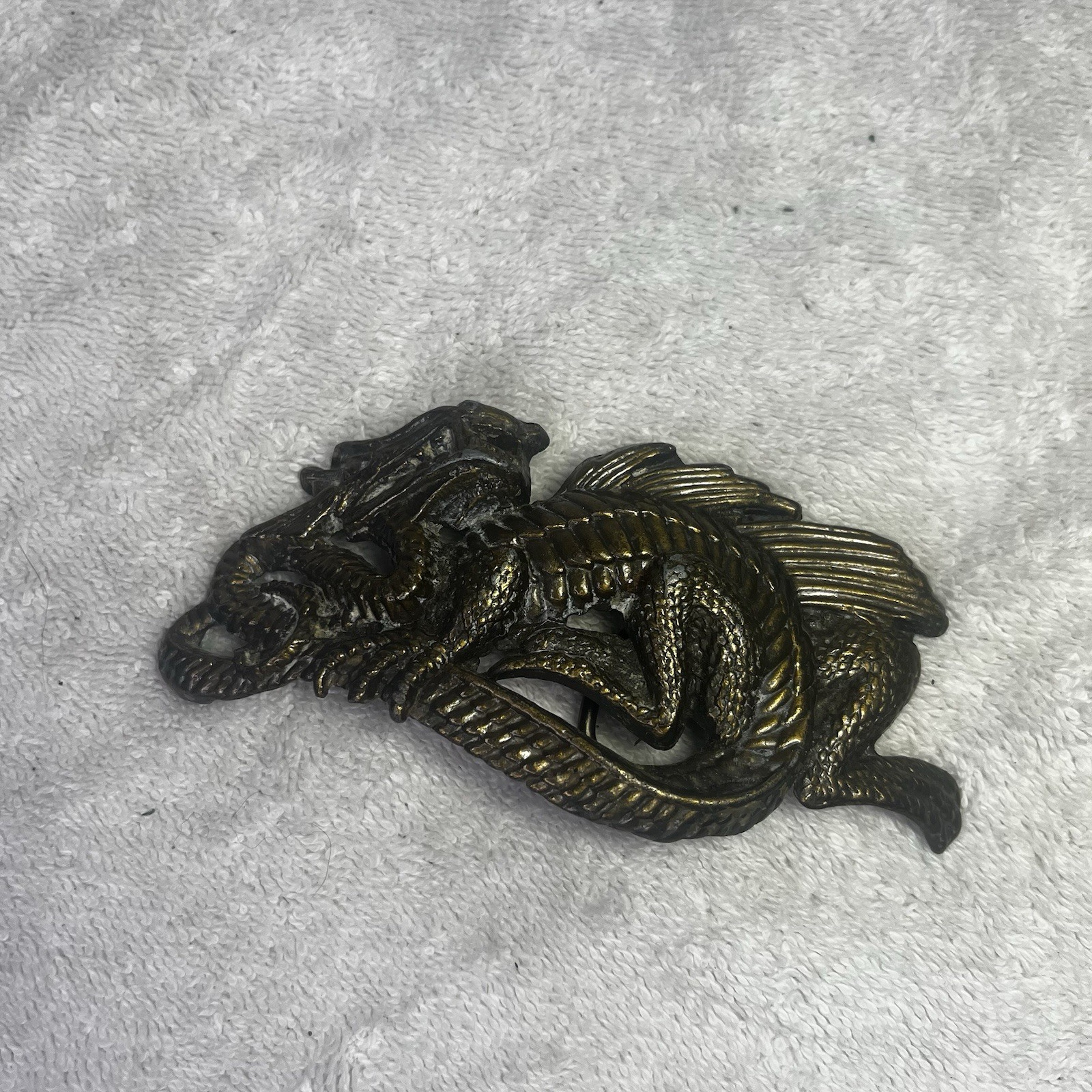 Dragon Belt Buckle bronze vintage 5”Inch’s