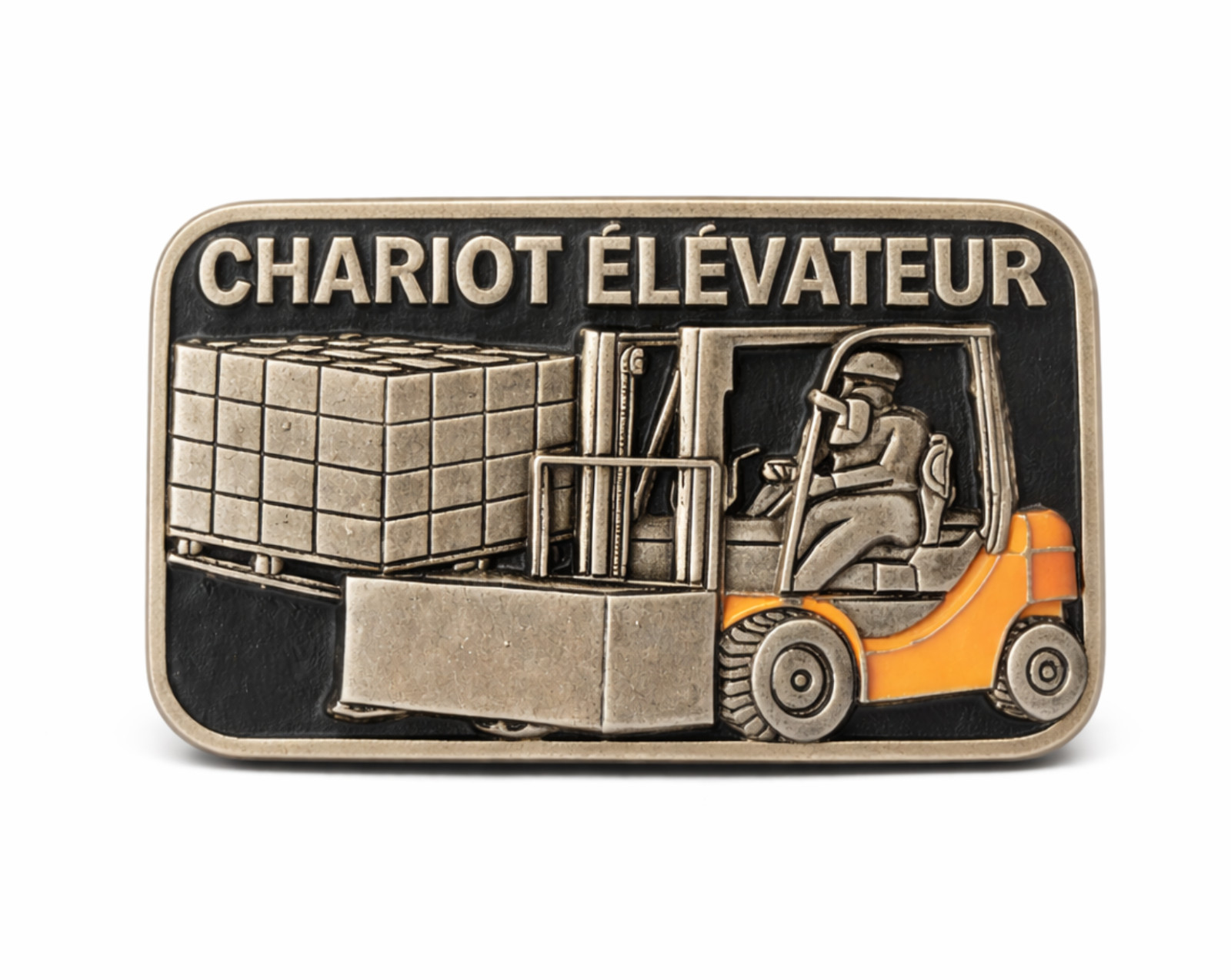 Chariot Elevateur French Forklift Operator Belt Buckle Bouce De Ceinture