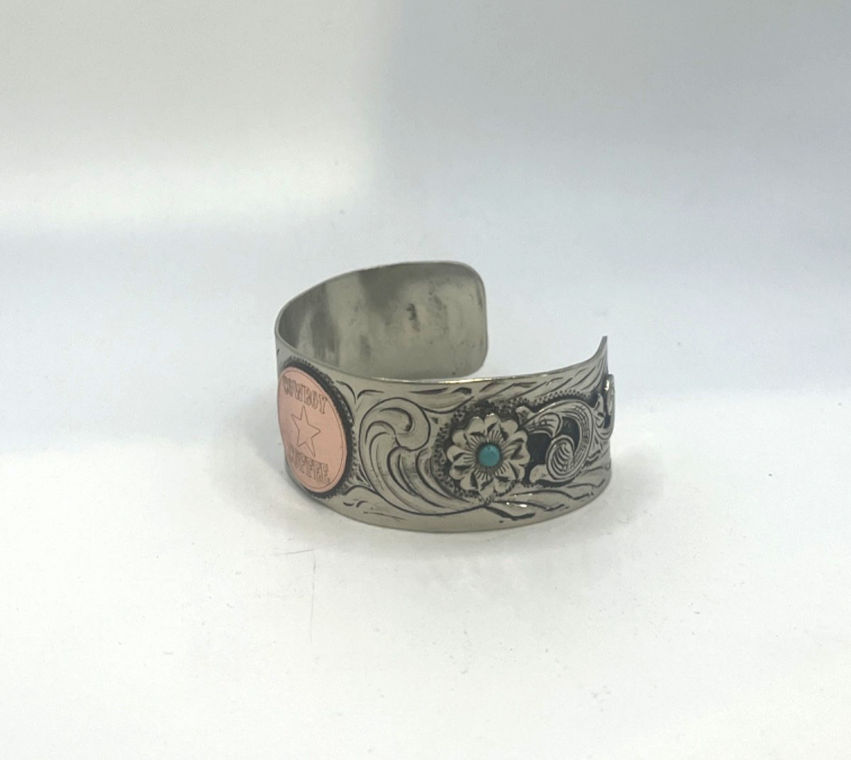 Western Cuff Bracelet Cowboy Coffee