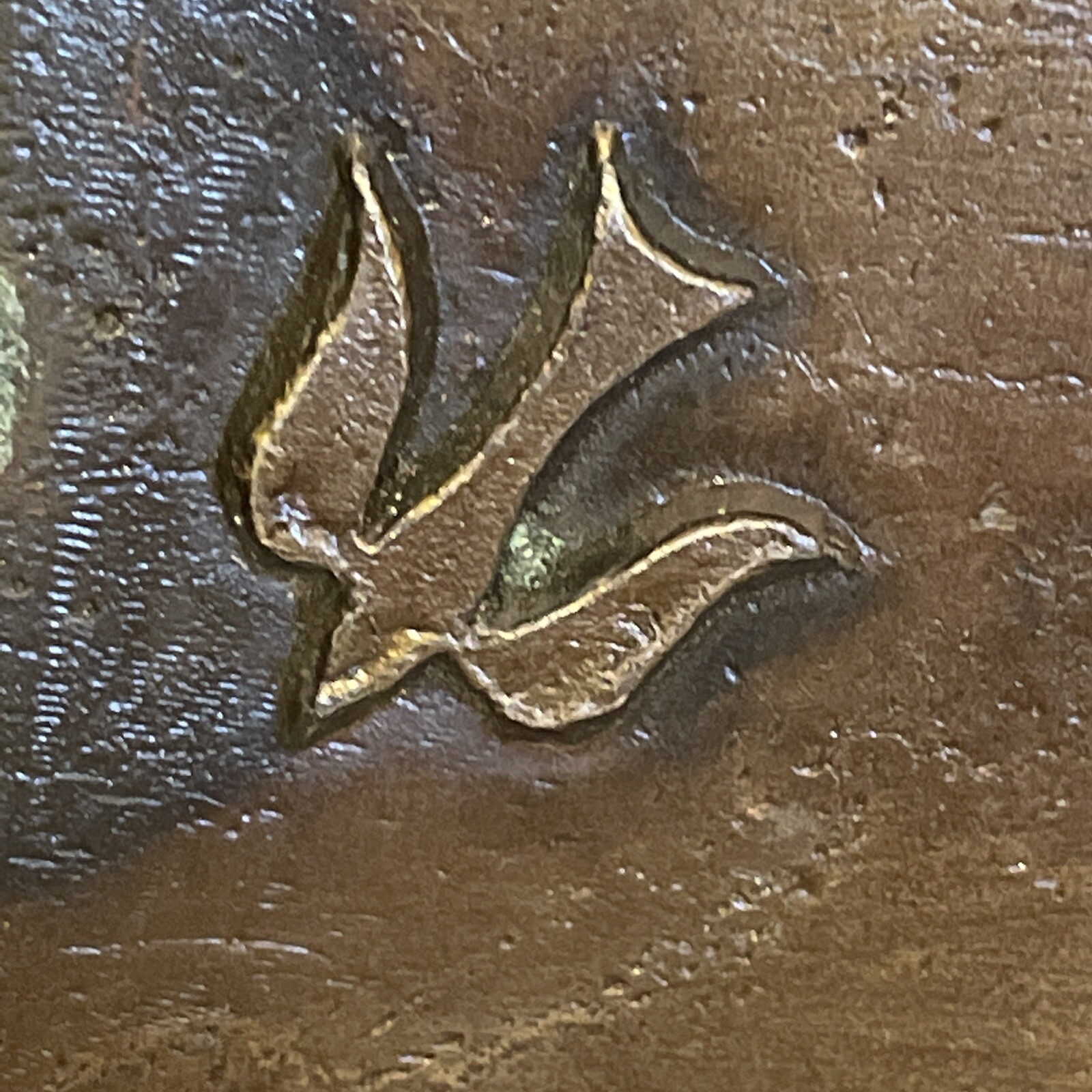 « Buster Brown and Tige in the New York Herald » Bronze Belt Buckle Vintage Brass