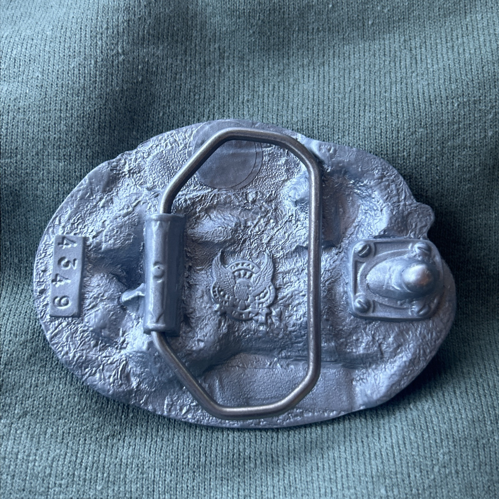 1996 American Hero Bronze Star Military Belt Buckle Great American buckle