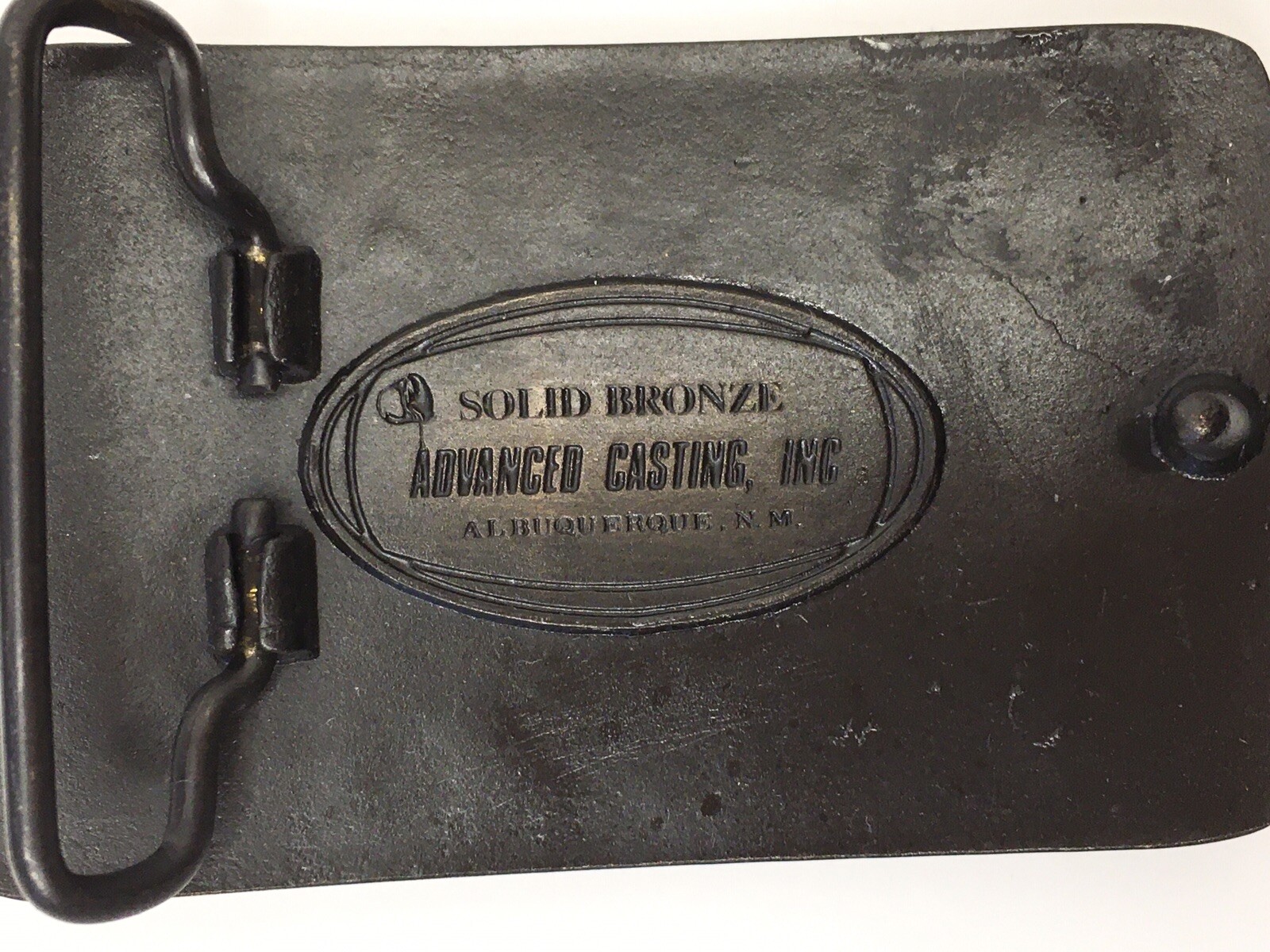 Solid Bronze Belt Buckle Advanced Casting Inc Mal Dion Maker Wild Cat