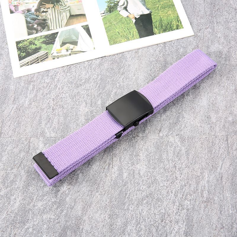 Nylon Belt Alloy Buckle -Versatile Classic Stylish Fashion Accessory 3.8CM Width