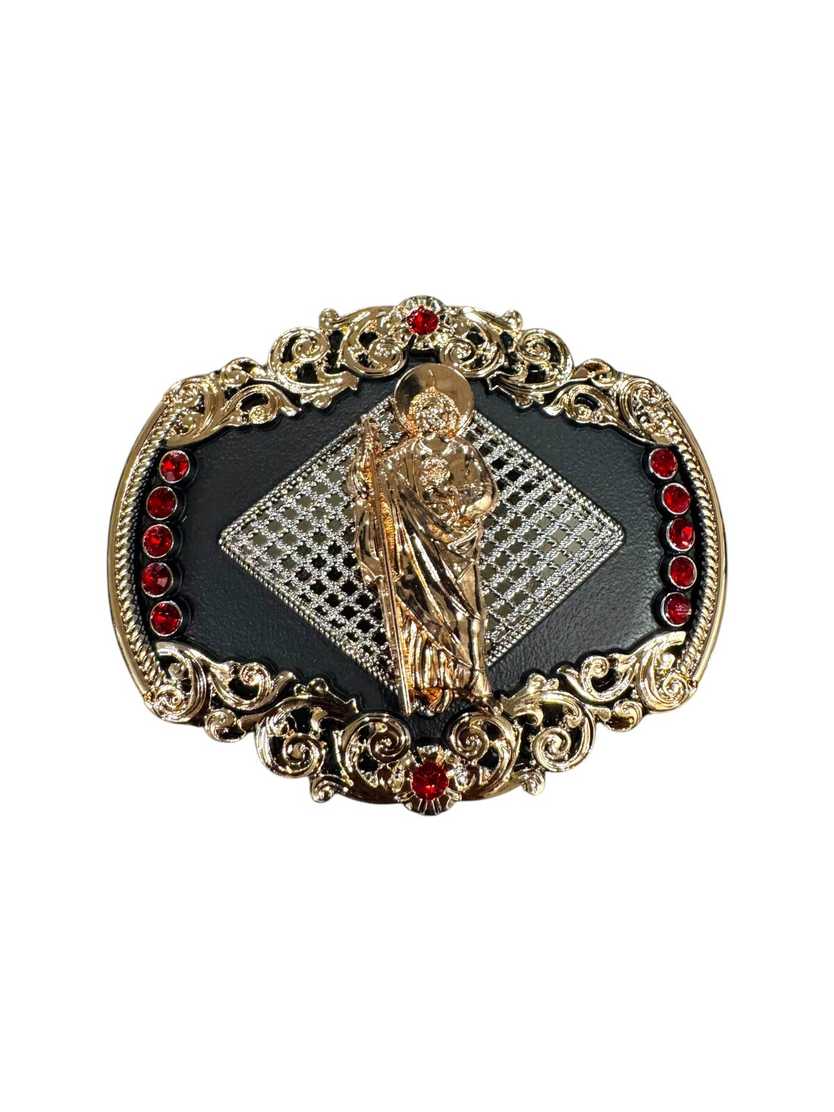 Hebilla Vaquera San Judas Tadeo Western Style Cowboy Buckle Saint Judas