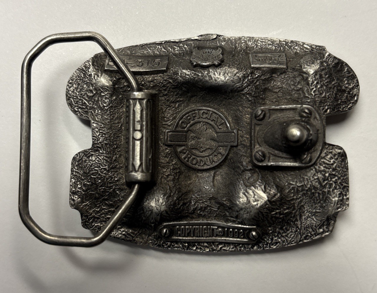 Vintage 1990s « Nothing Beats A Bud » Anheuser-Busch Budweiser Belt Buckle