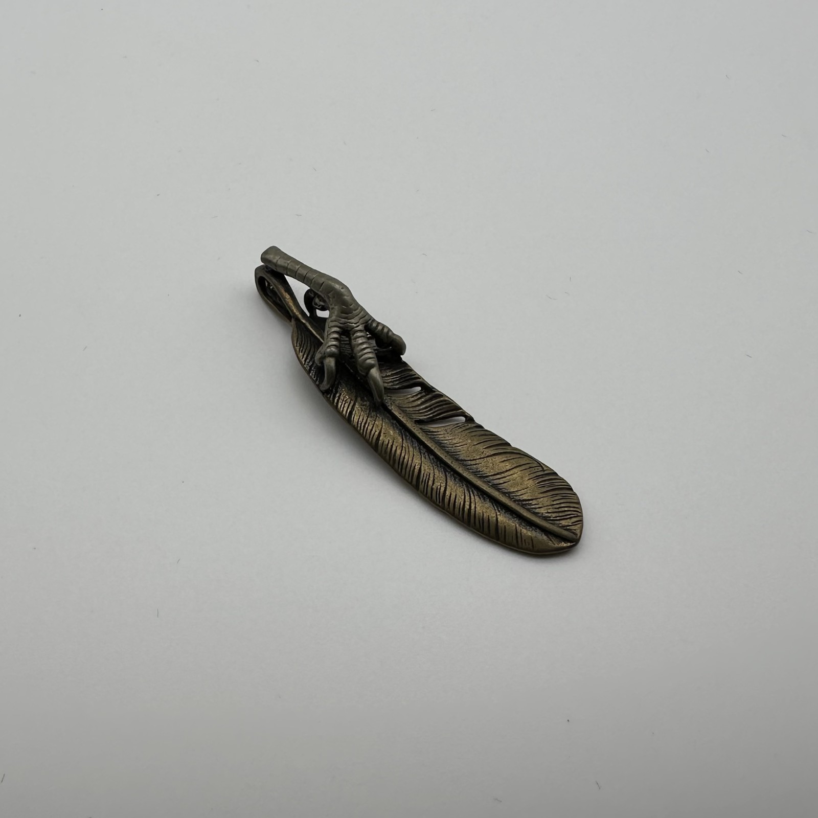 Brass Feather Pendants For Decoration #SALES lot