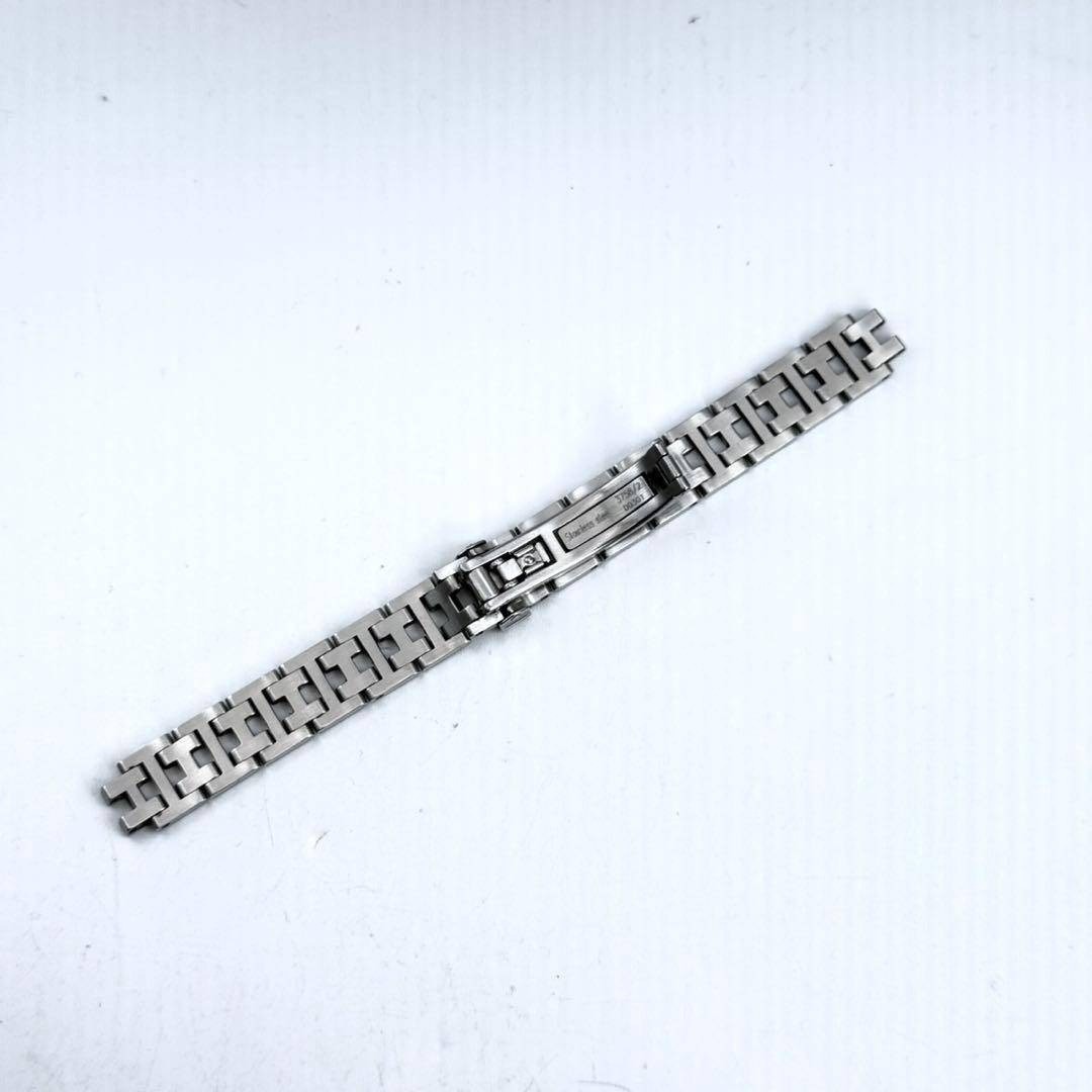 Hermes Clipperh Band Watch Silver D Buckle