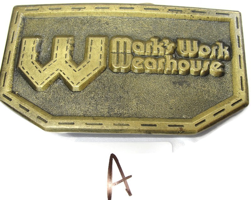 Vintage W Mark&rsquo;s Work Warehouse Belt Buckle Spec Cast Denver Colorado