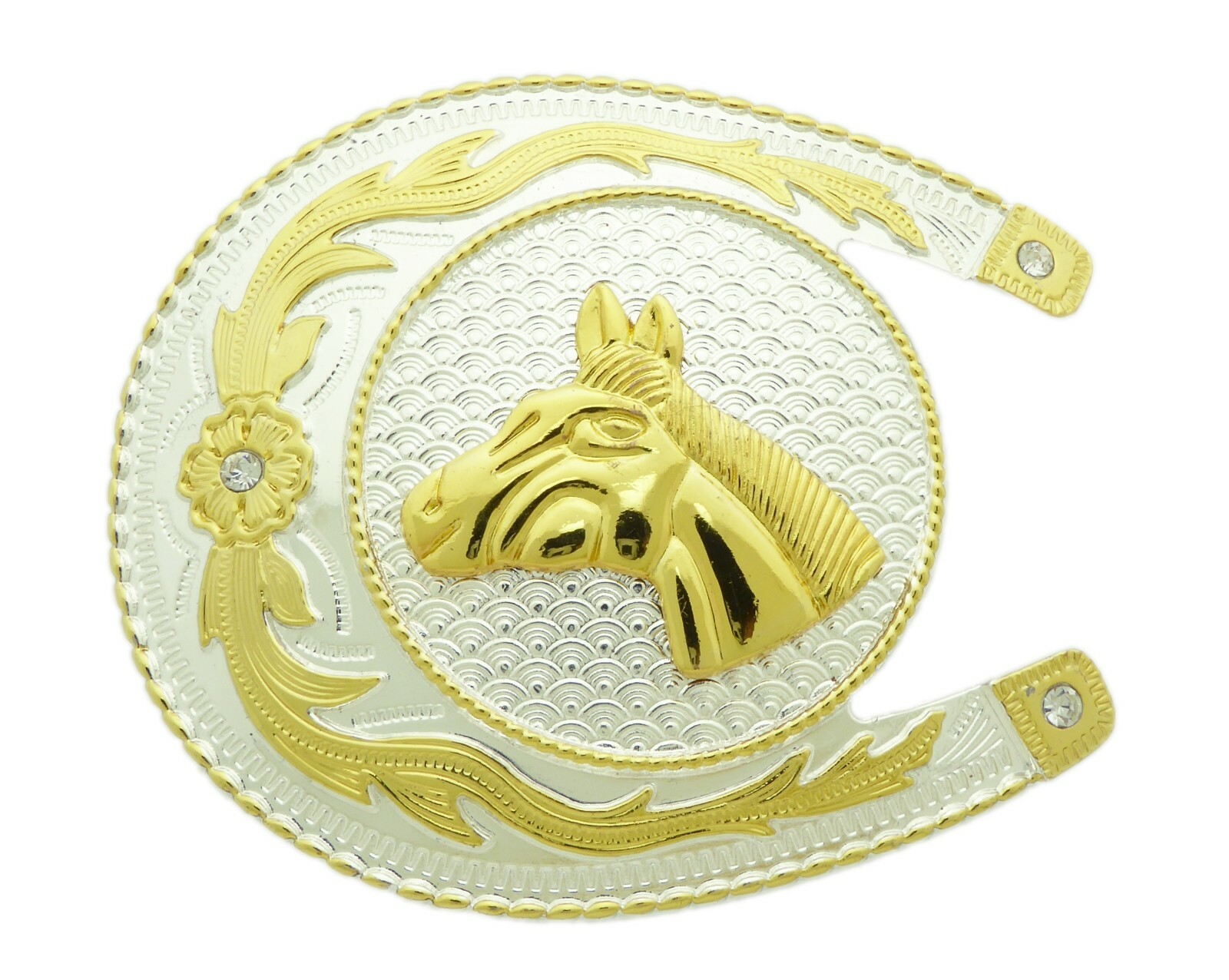 New Men Women Western Cowboy Cowgirl Rodeo Style Belt Buckles Gold Silver Metal