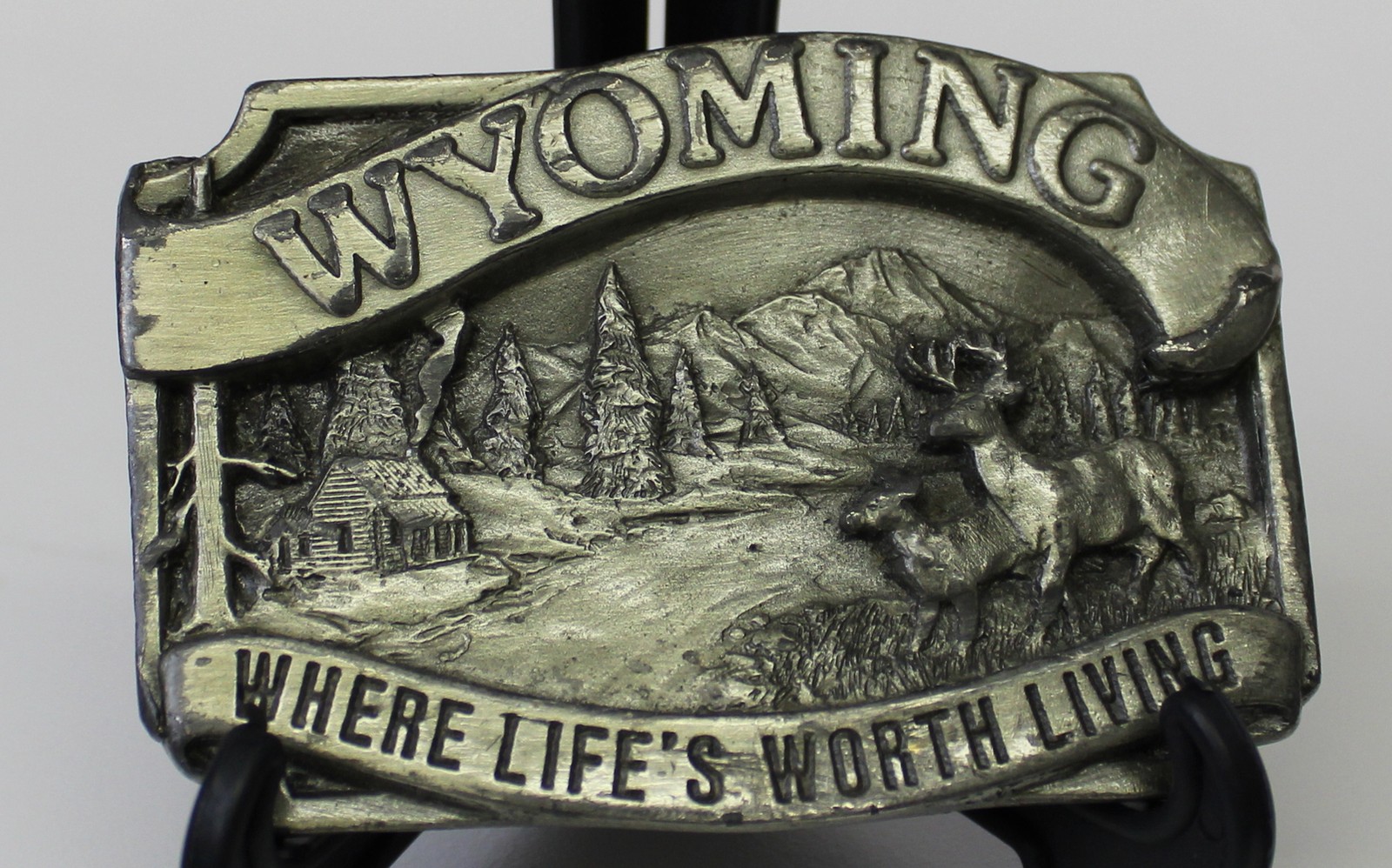 Siskiyou Buckle Company 1983 Wyoming Where Life&rsquo;s Worth Living