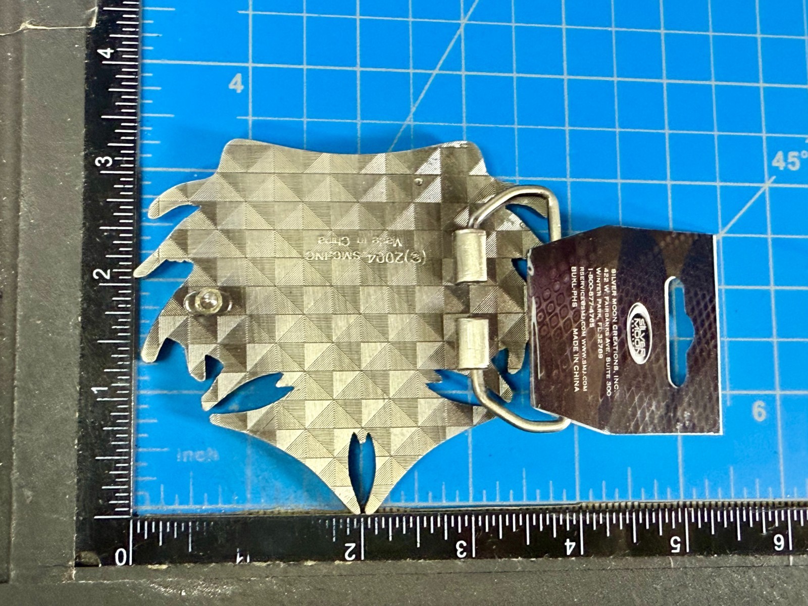 Disorder Iron Maltese Cross Doves NOS Silver Moon Creations Belt Buckle