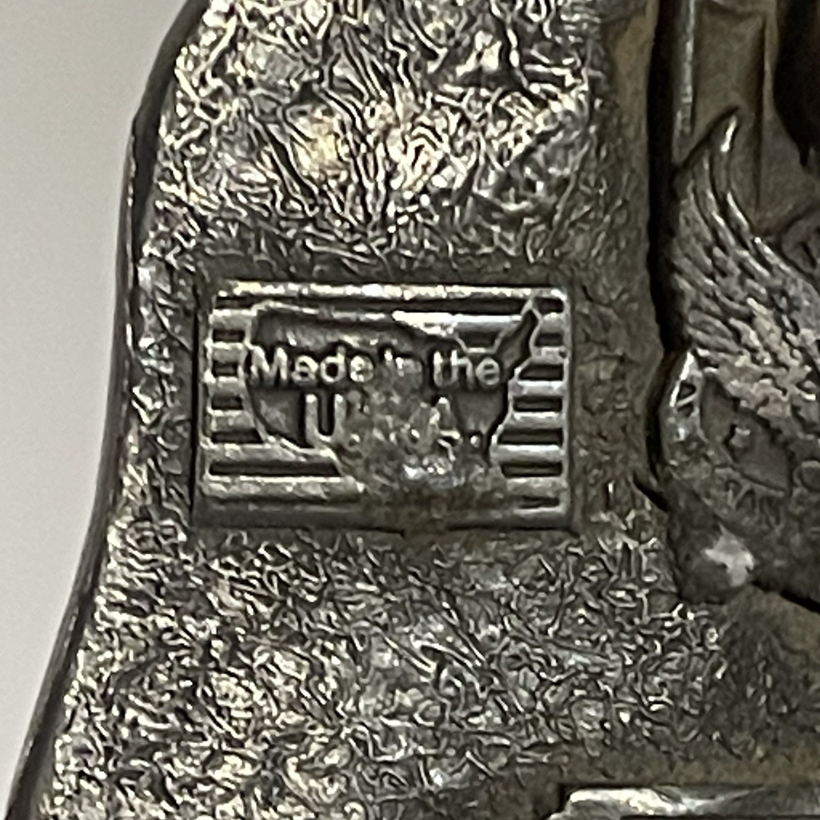 Belt Buckle Brass Works Vintage 1987 Collectible Metal Ducks USA Made *Blemish