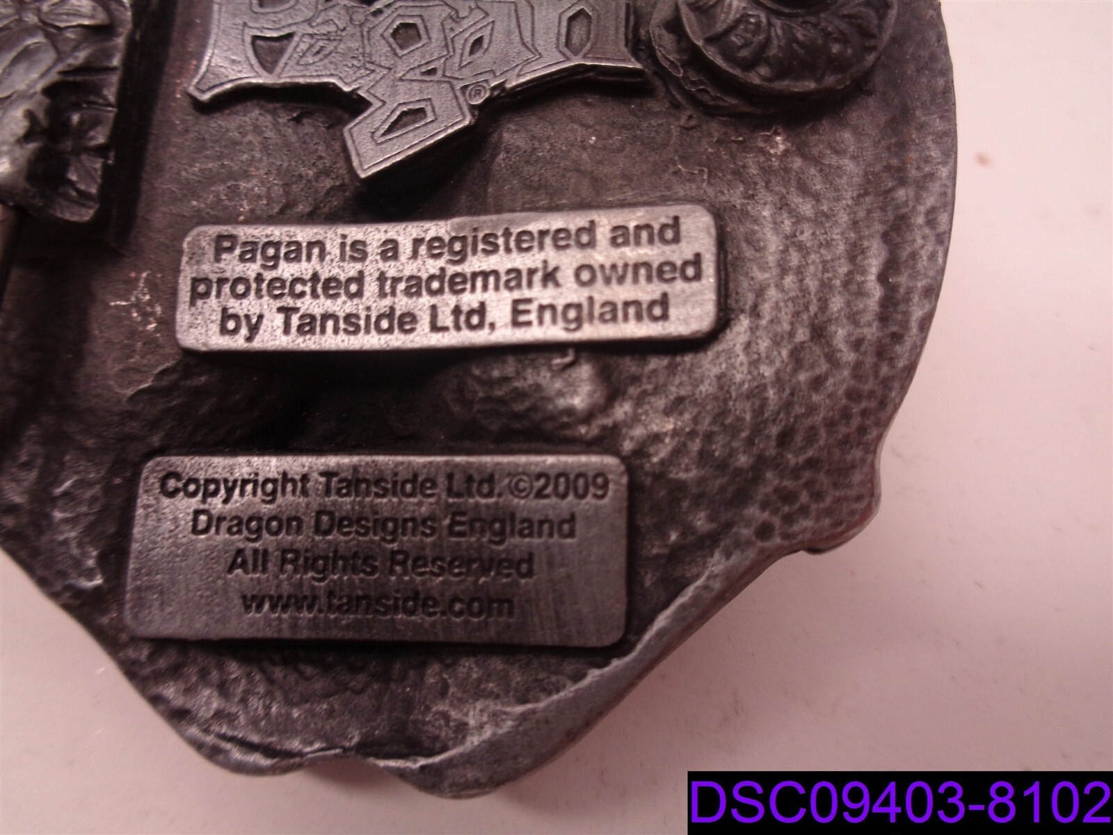 Dragon Designs Tanside Pagan Tan-36 Belt Buckle