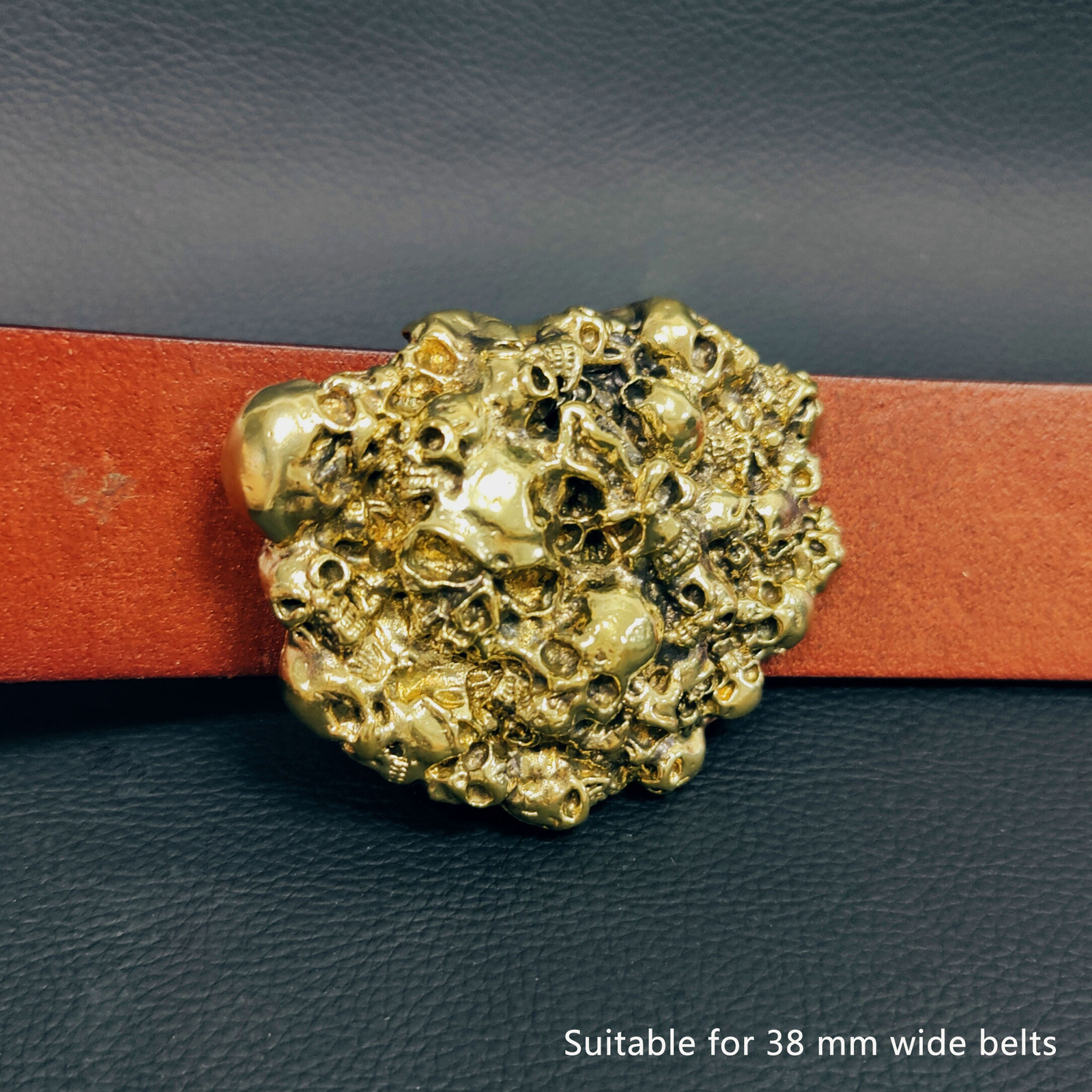 Unique Metal Brass Skull Buckle,Gothic Skull Belt Buckle,For 3.8 cm wide belts.
