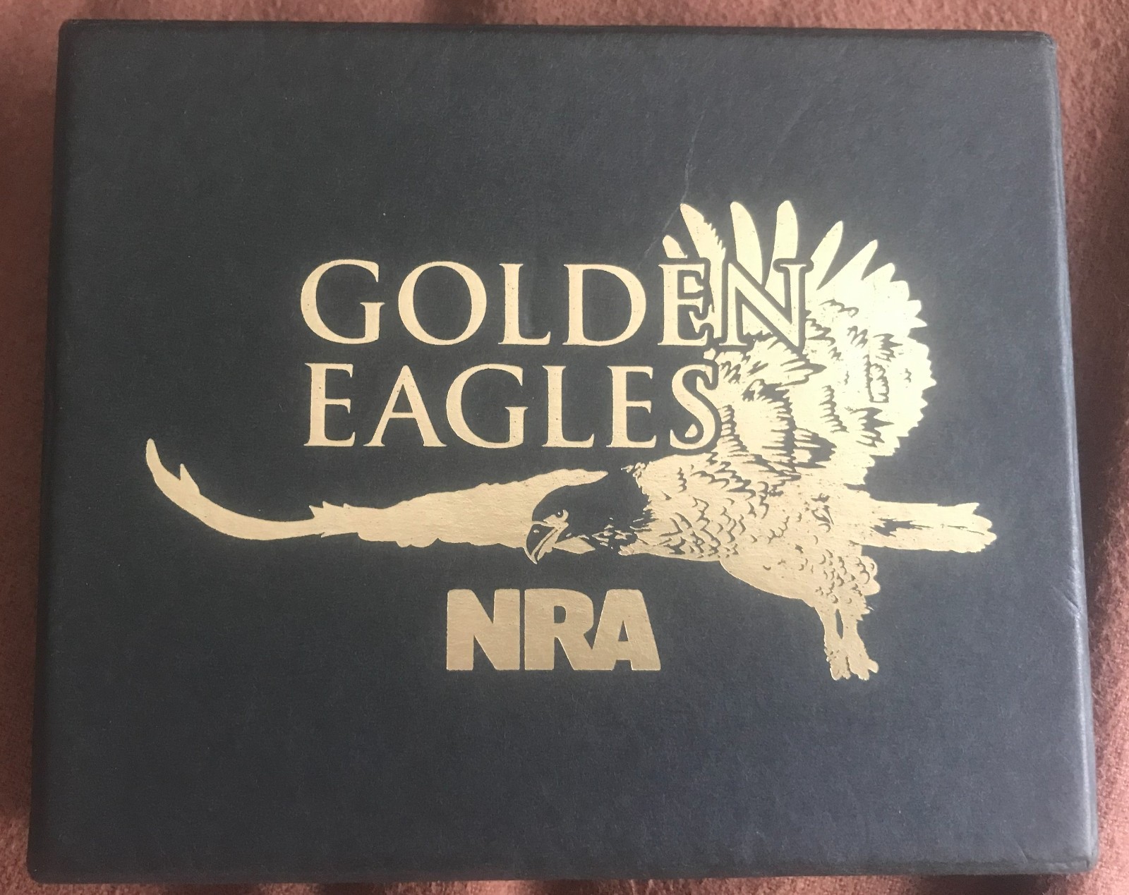*** NRA Golden Eagles 2013 Limited Edition Belt Buckle – in Box with Certificate