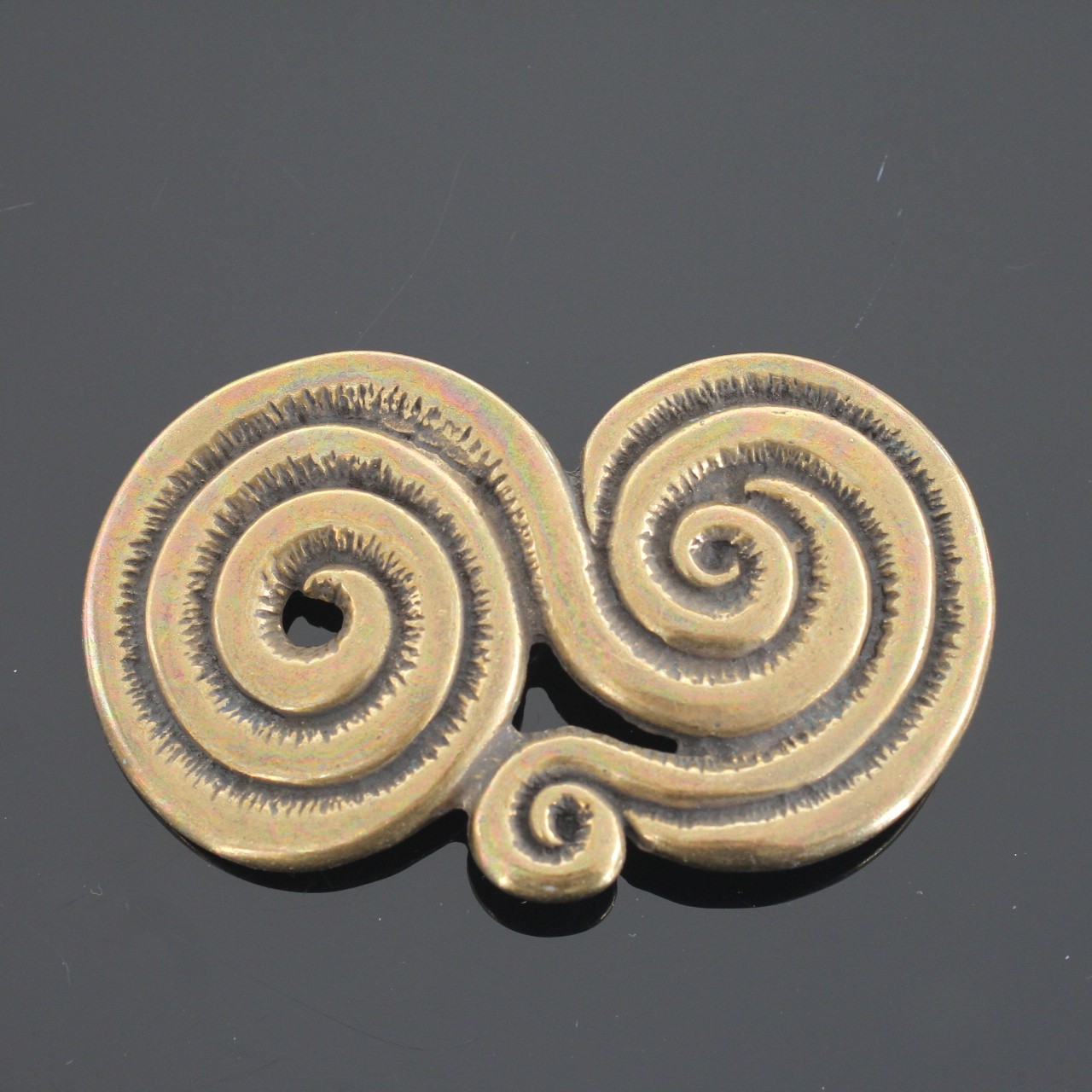 Belt buckle with spiral pattern belt buckle buckle 4 cm removable belt buckle