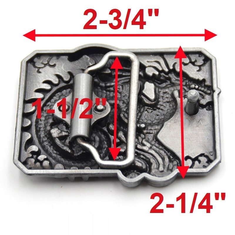 Unique Bold Dragon Claw Silver Belt Buckle Fits Up To 1-5/8&Prime; Wide Belt