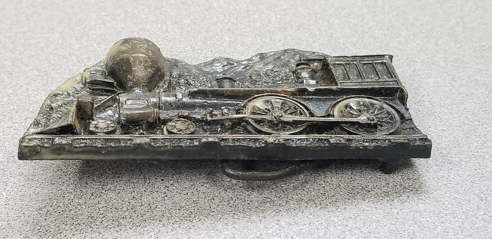VTG 1977 Capt Hawks Sky Patrol General Steam Locomotive Train Belt Buckle Up 5